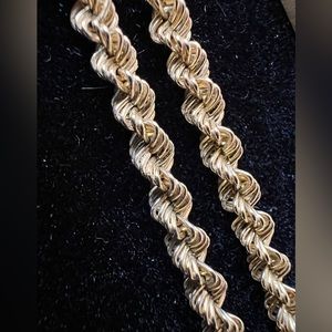 Vintage 14K Gold Braided Chain
